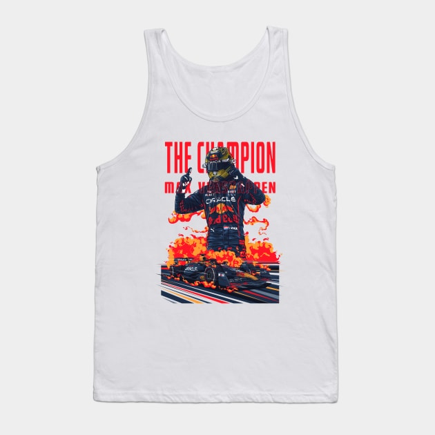 Formula One Max Verstappen Tank Top by desaindroid@gmail.com